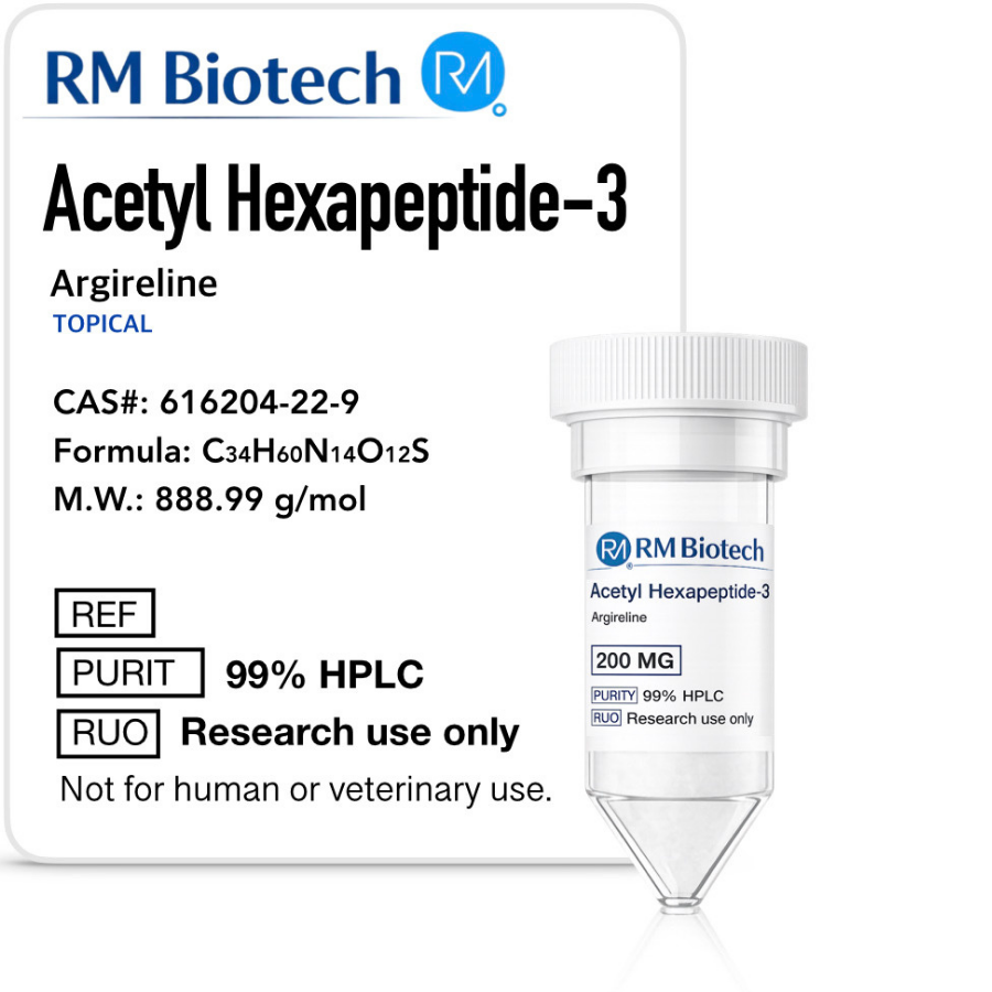 Acetyl Hexapeptide-3 (Argireline) 200mg (Topical)